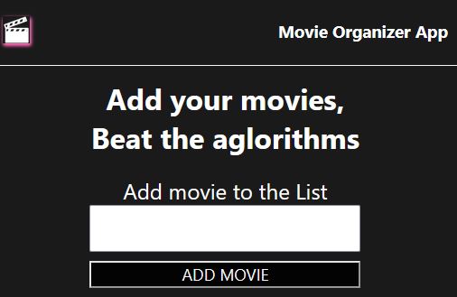 Andrew's MovieOrganizerApp